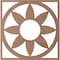 Ekena Millwork Blume Wood Fretwork Pierced Ceiling Medallion, Wood (Paint Grade), 38"OD x 13 1/8"ID x 3/8"T CMWP38X38X0375BLMF - alternate 2